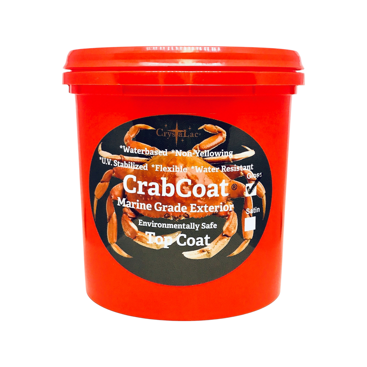 CrabCoat Exterior Marine Finish Clear, UV TopCoat